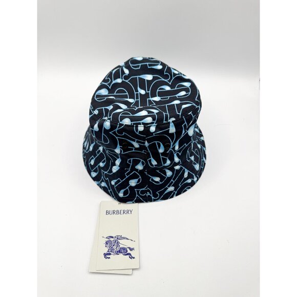 Burberry Bucket Burberry Multicolor Monogram Logo Print Cotton Bucket Hat main image 9